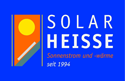 logoheisse125 Logo Solar Heisse GmbH & Co. KG Farbe - Blau, Orange und Gelb