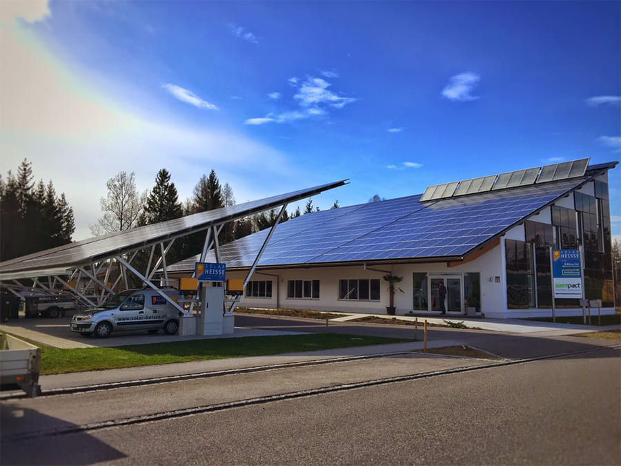 Betriebsgebäude Solar Heisse