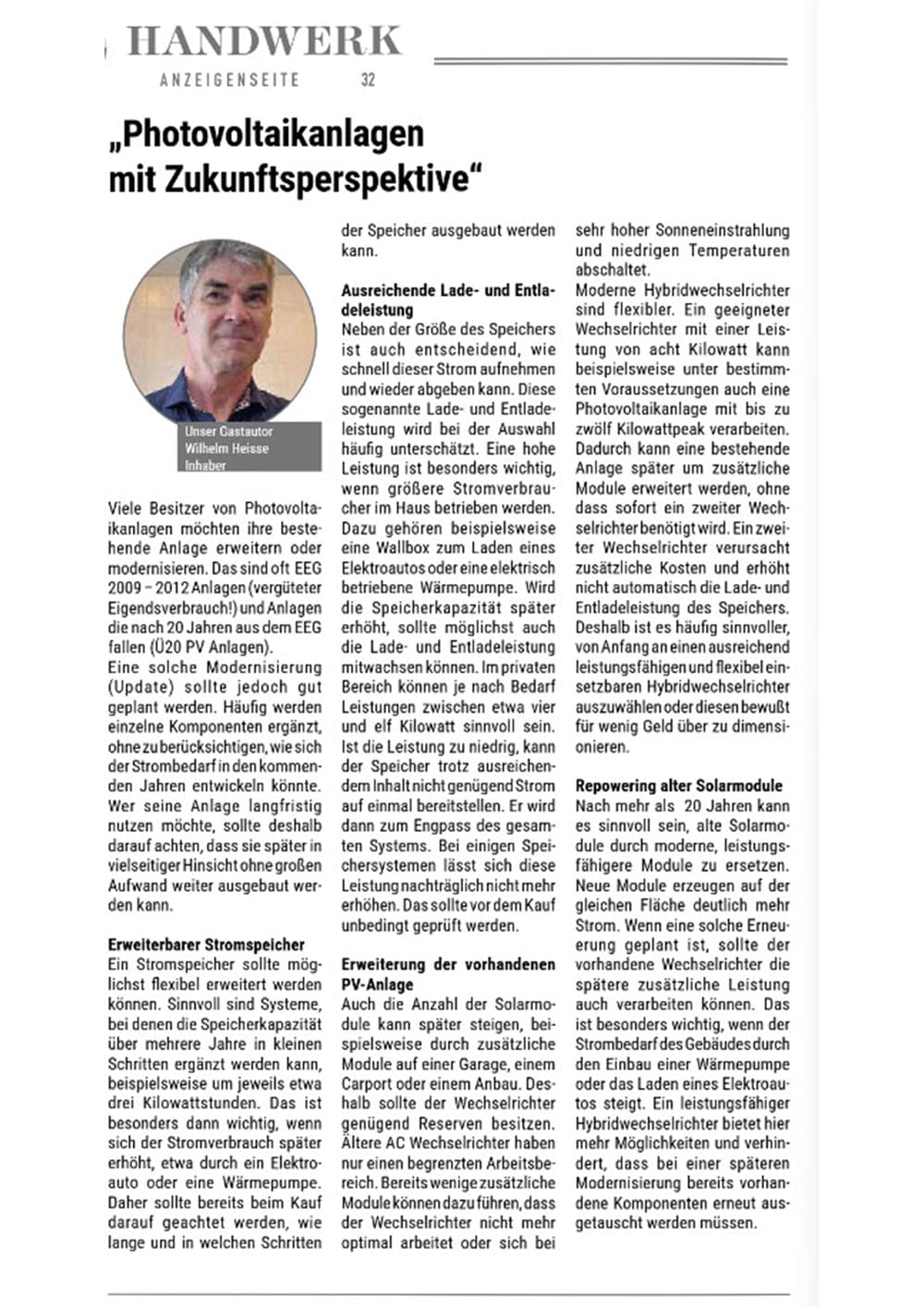 Bericht aus der Monatszeitung August 2026